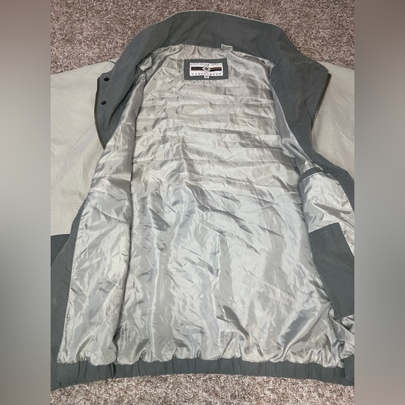 Vintage Members Only Winbreaker Jacket Gray/Gray Men’s Size 6X - Picture 7 of 10